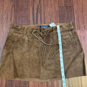 Abercrombie suede mini skirt